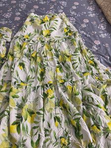 printed skirt and top new notag