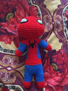 Crocheted Spiderman Toy
