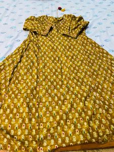 Beautiful Mustard Kurta Set with Dupatta