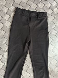 Black Flared Trousers