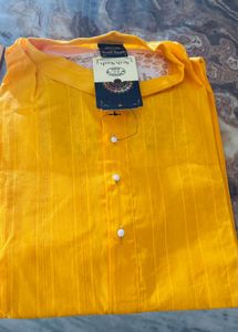 Men's Yellow Kurta