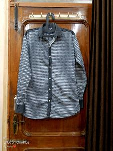 Men's Patterned Long Sleeve Shirt