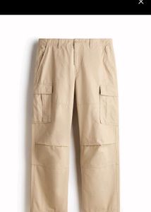 H&M Beige Cotton Pants
