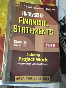 Analysis of Financial Statements Class XII