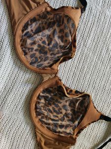 Leopard Print Bra