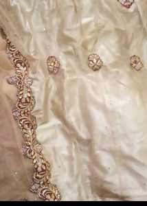 Embroidered Dress Material Saree Lehenga
