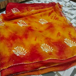 Vibrant Peacock Saree