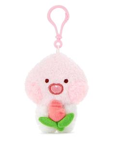 Cute Kawaii Peach Plush Bag Charm