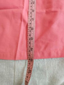 Coral Pink Collared Shirt