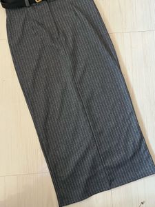 Grey Maxi Skirt