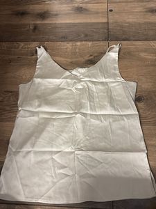 Simple White Camisole Top