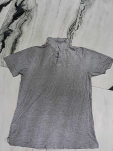 Classic Grey Polo T-Shirt