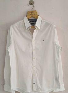 Tommy Hilfiger White Button-Down Shirt