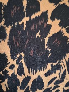 Leopard Print Asymmetrical Top