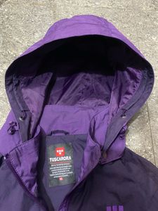 Purple Colorblock Technical Windbreaker Jacket