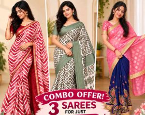 Combo Offer! 3 Beautiful Sarees
