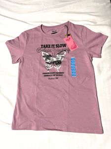 Cute Butterfly Graphic T-Shirt