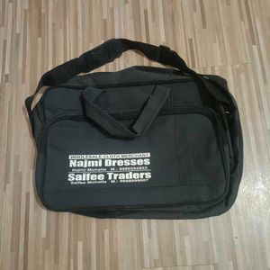Durable Black Messenger Bag