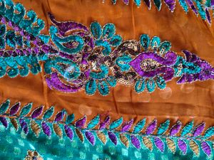 Designer lehanga Saree with unstitched blouse