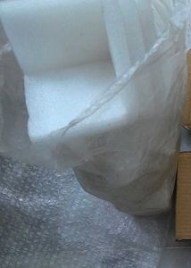 Multiple shopping bags and packing material