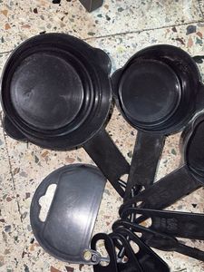Black Measuring Cup and Spoon Set