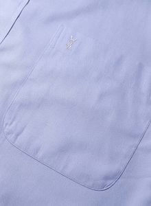 SAINT LAURENT YSL Classic Blue Button-Down Shirt