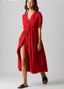 Grace Dress - Vibrant Red
