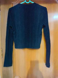 Black Knit Cardigan