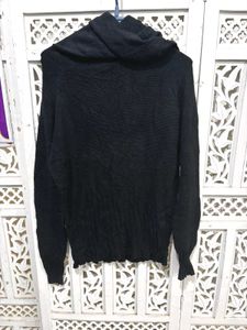 💝Chic Black Knit Sweater H