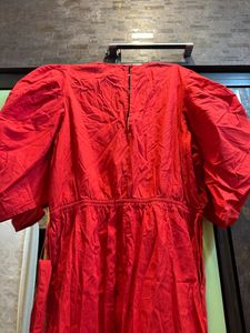 Sassafras Red Tapered Leg Jumpsuit