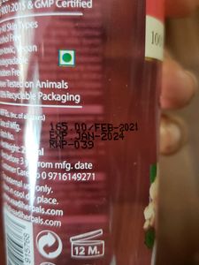Vaadi Herbals Pure Rose Water Toner
