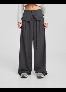 NEWME 😍🫶🏻❤️Solid Pants With Sash Waist