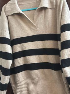 Striped Knit Sweater