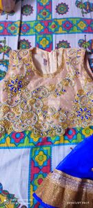 blue lehenga choli