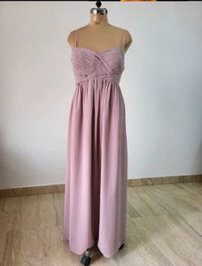 Elegant Pink Maxi Dress