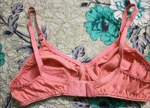 Peach Cotton Bra