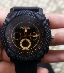*1st copy*Fossil Black Analog Watch