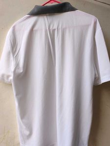 FILA Men's White Polo T-Shirt