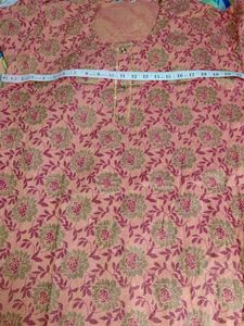 dark Yellow Printed Kurta Set leanth 37