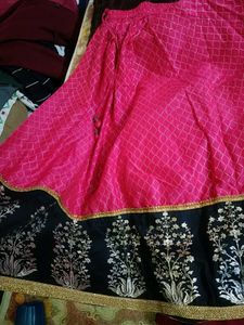 Pink Ethnic Skirt