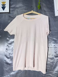 Soft Pink T-Shirt gym wear T-shirt