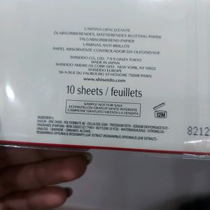 Imported Shiseido Oil-Contral Blotting Paper with