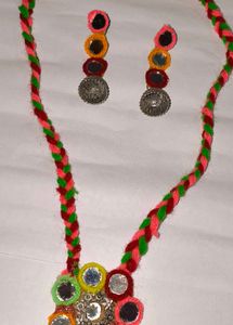 Navratri special Choker Necklace and earrings for