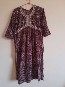 Purple kurta