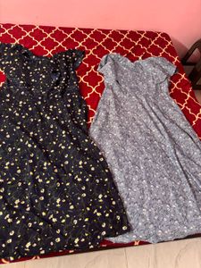 Cute Floral Print Dresses (Set of 2)