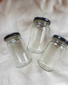 Set Of 10 Glass Jars