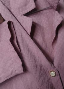 y2k tokyo misfit cropped lavender shirt