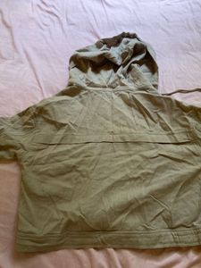 Lightweight Beige Jacket with Hood