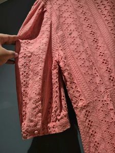 Chic Broderie Anglaise Midi Dress