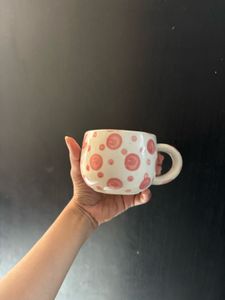 Unique Pink Polka Dot Mug